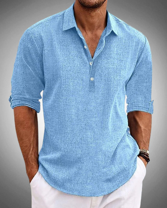 Ravano - Chemise en coton ajustée