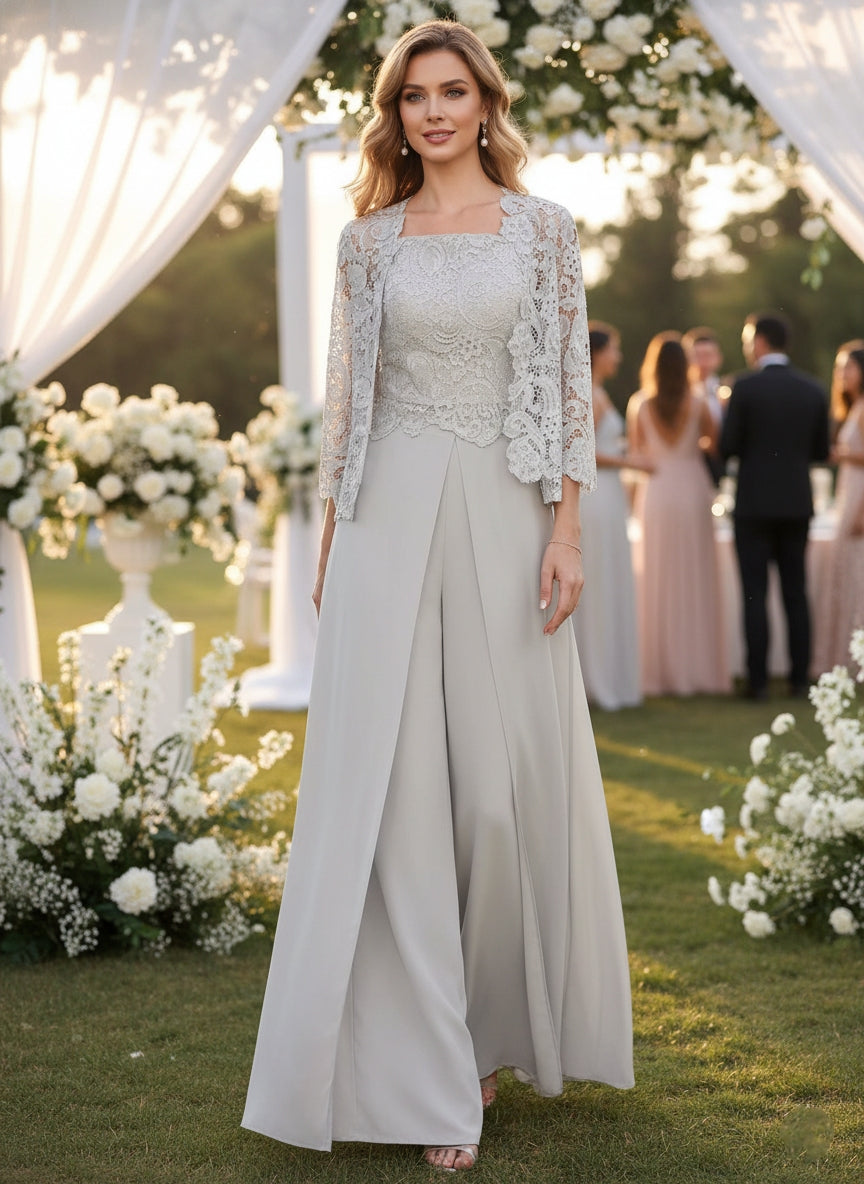 Aurette - Ensemble Pantalon en Chiffon