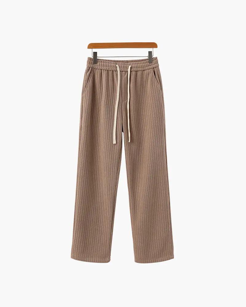 Romelis - Pantalon en velours côtelé droit