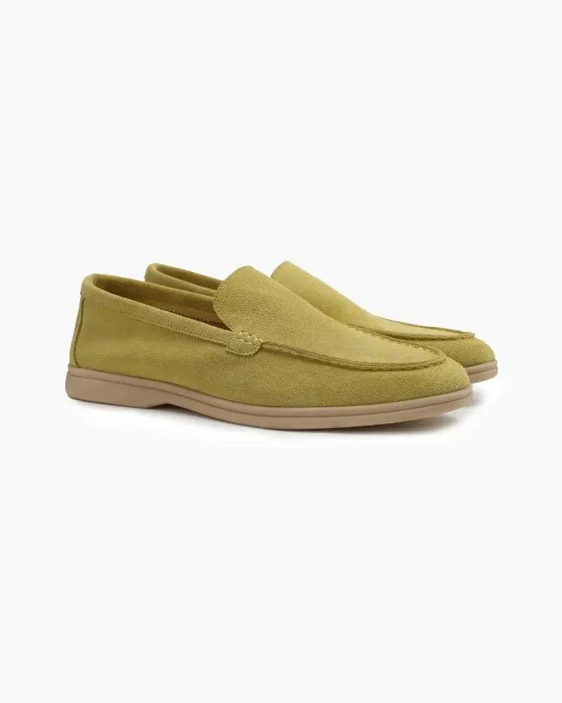 Ardenor - Mocassins en daim avec coutures matelassées