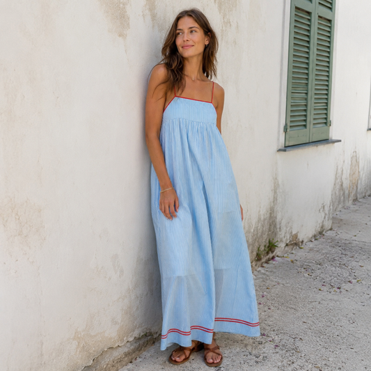 Lidia - Robe maxi d'été légère