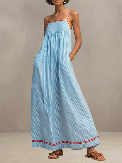 Lidia - Robe maxi d'été légère