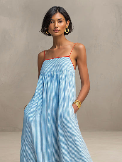 Lidia - Robe maxi d'été légère