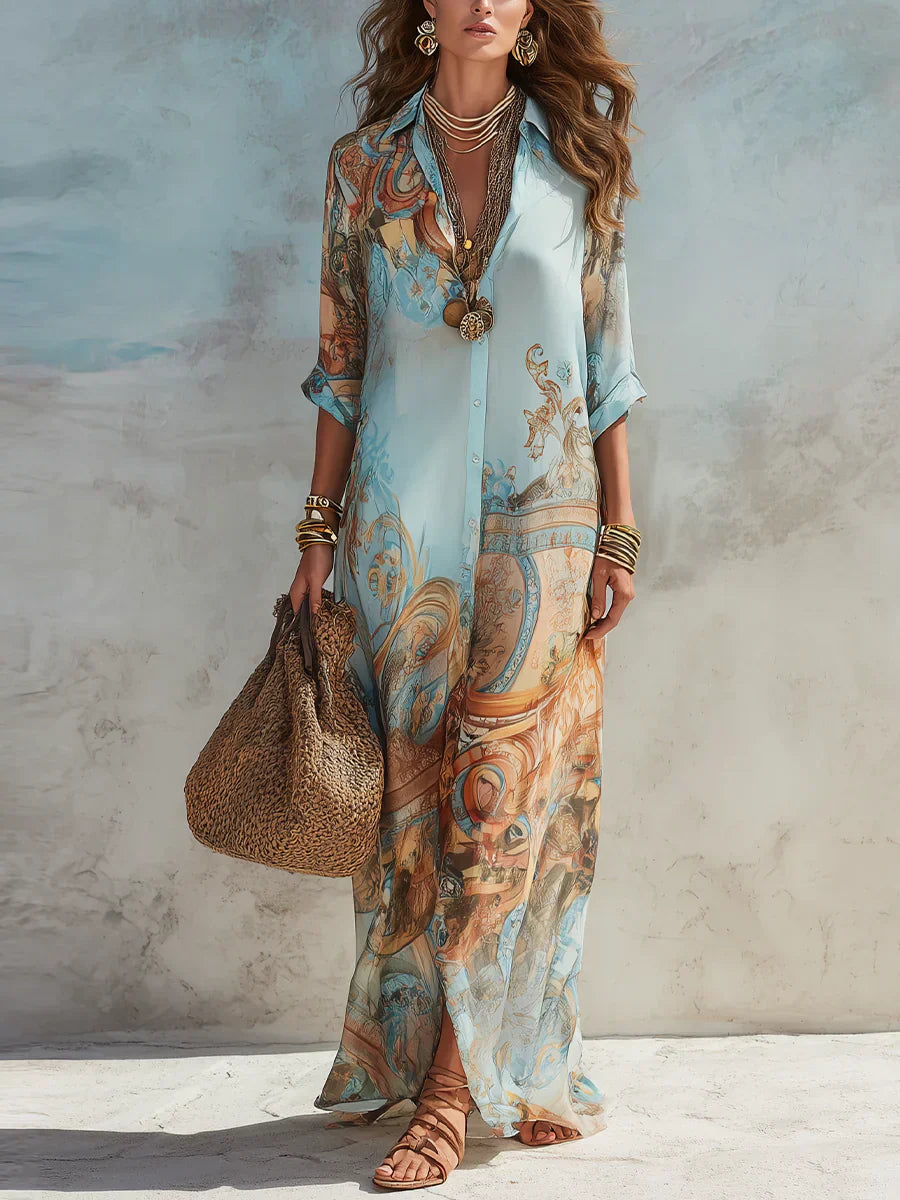 Louisa - Robe maxi d'été aérienne