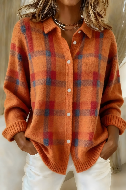Anna - Gilet à carreaux