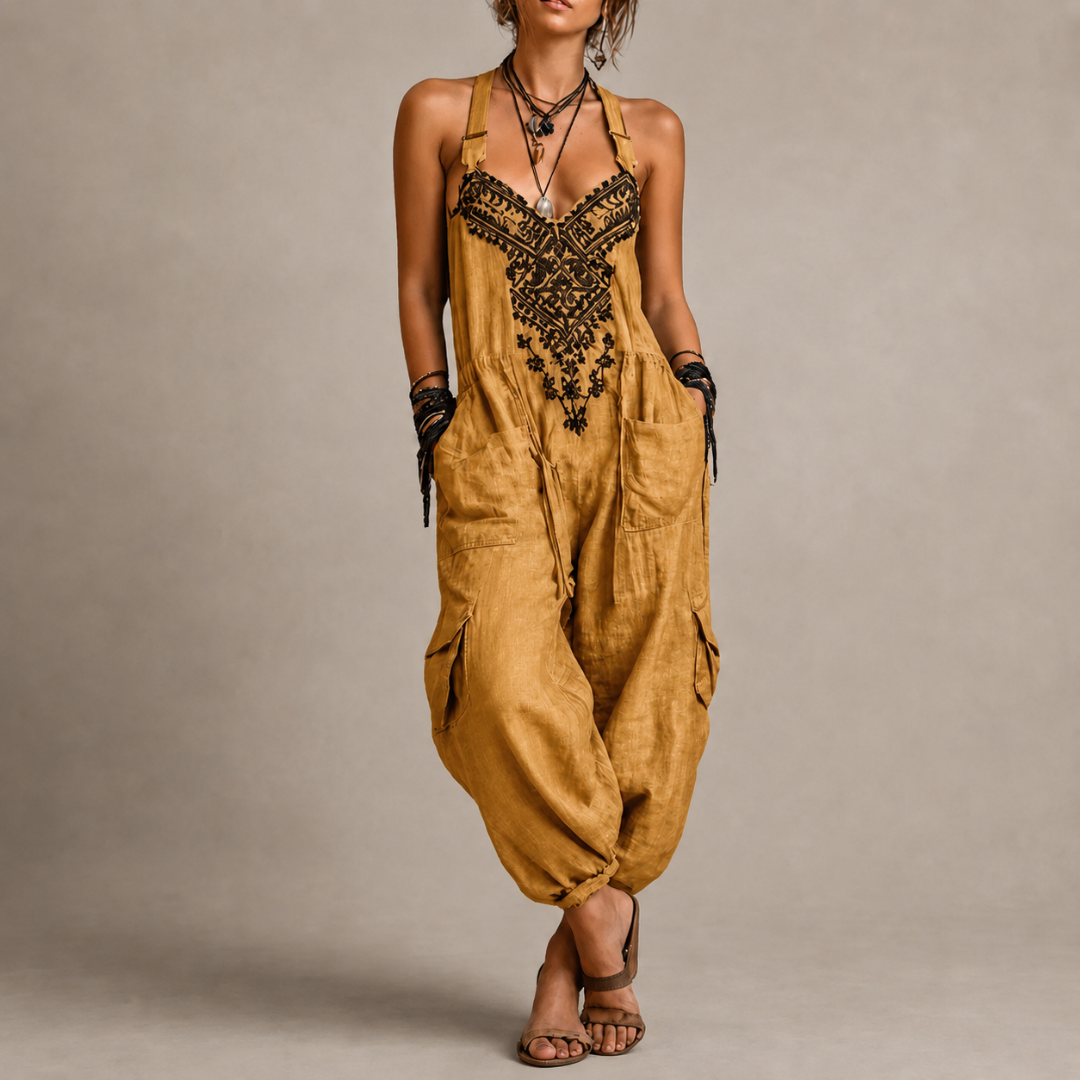 Darla - Combinaison Boho Brodée