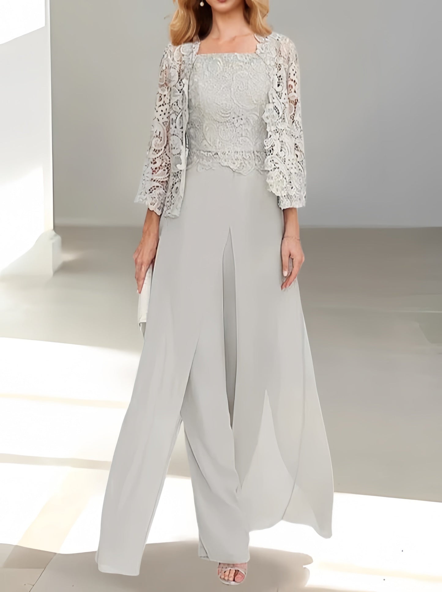 Aurette - Ensemble Pantalon en Chiffon