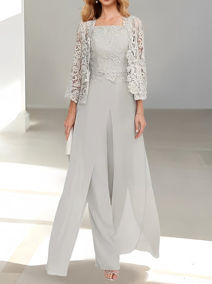 Aurette - Ensemble Pantalon en Chiffon