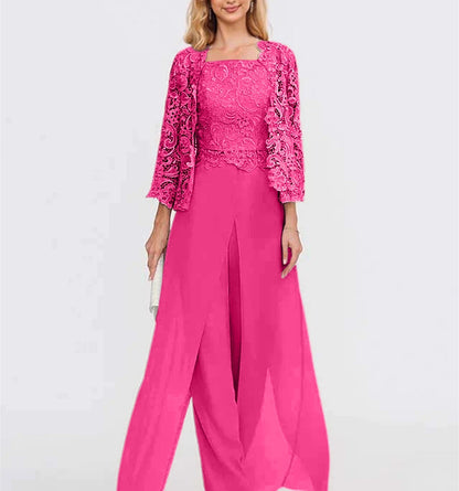 Aurette - Ensemble Pantalon en Chiffon