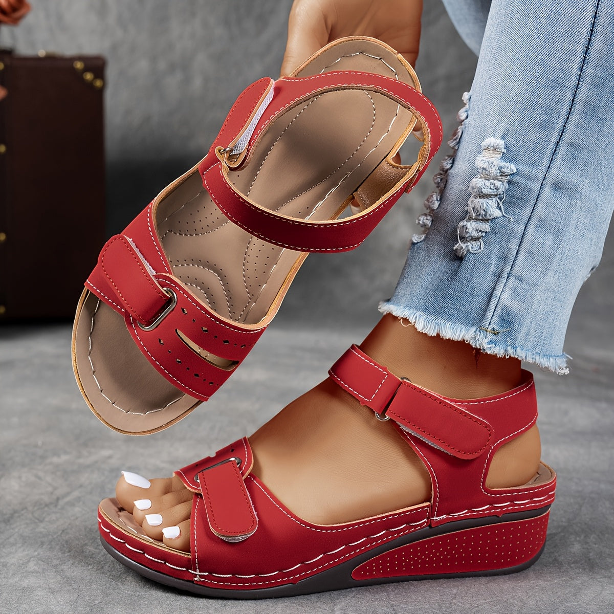 Arline - Sandales ergonomiques à brides