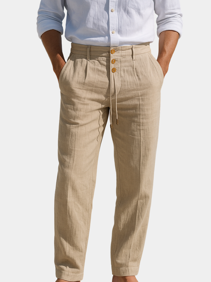 Matteo - Pantalon léger en lin