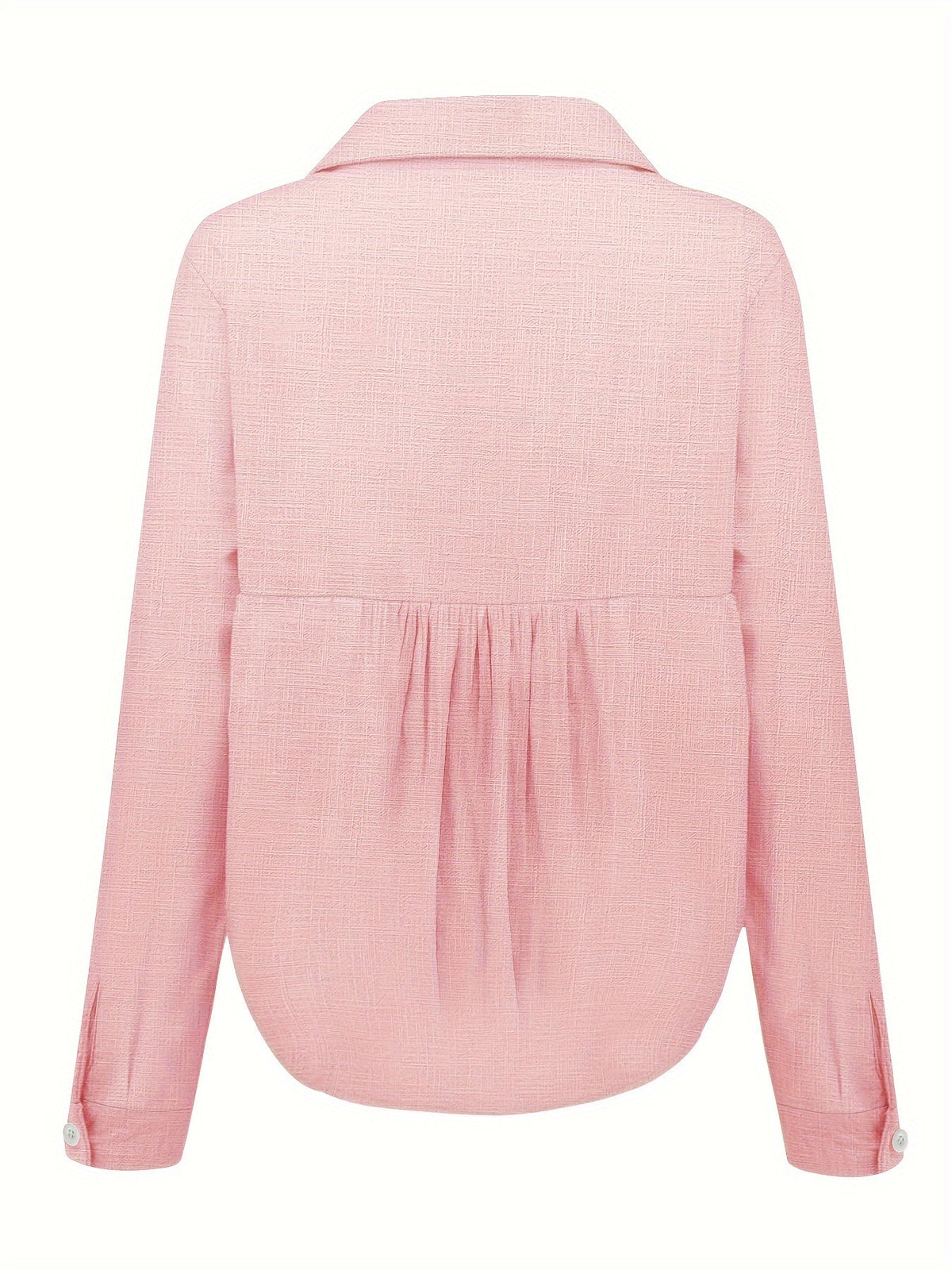 Elowen - Blouse à manches longues avec revers et franges