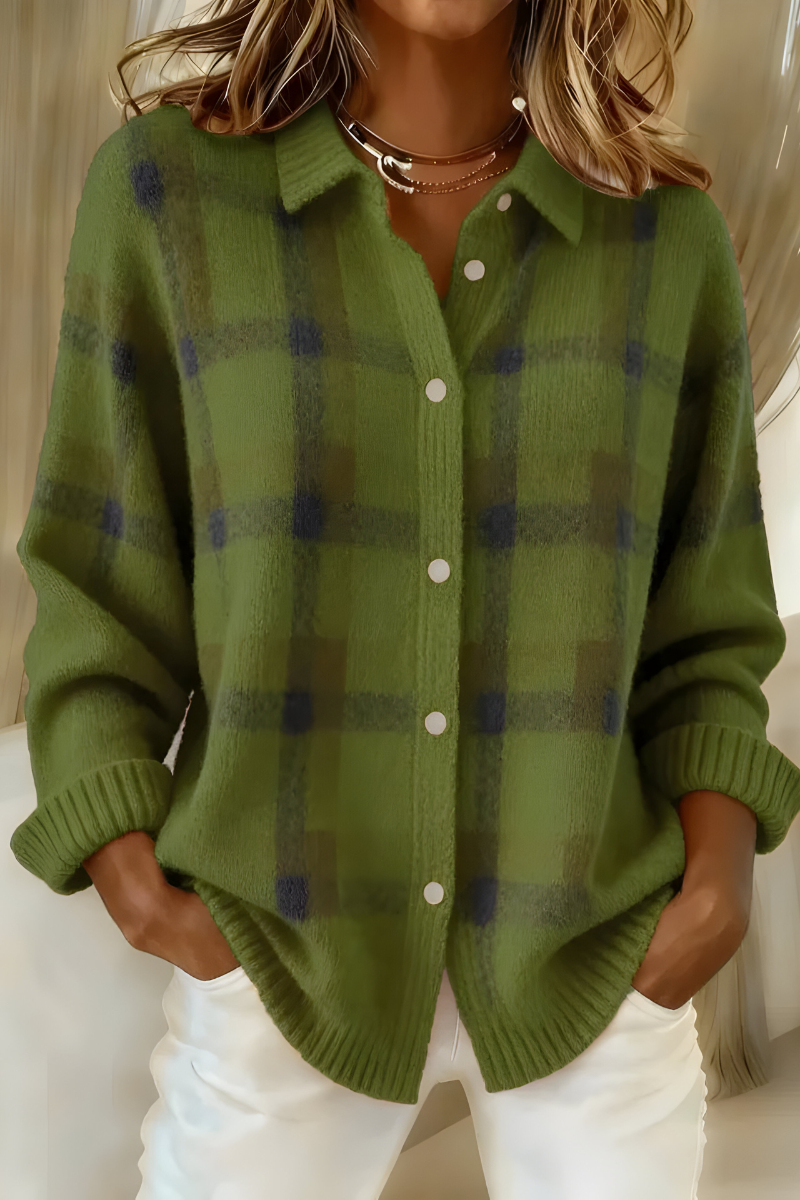 Anna - Gilet à carreaux