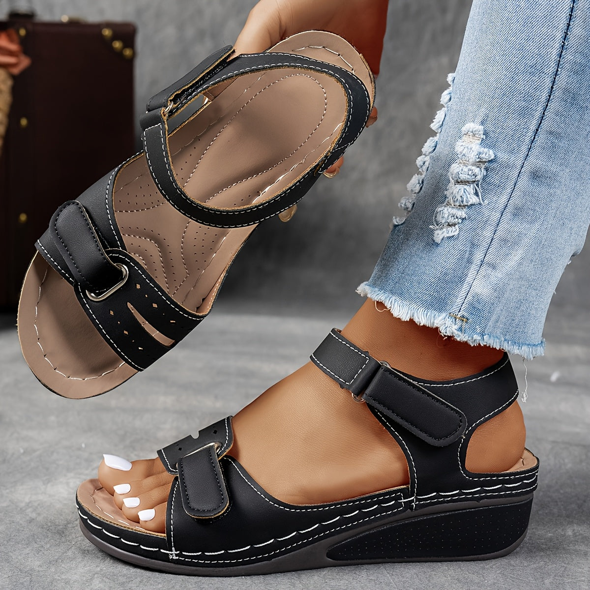 Arline - Sandales ergonomiques à brides