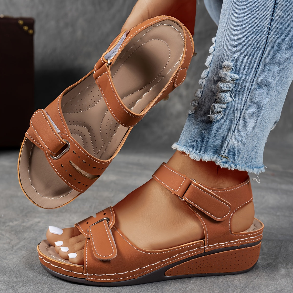 Arline - Sandales ergonomiques à brides