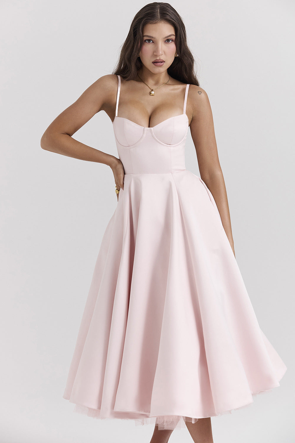 Alenya - Robe Midi Tulle Haute-Basse