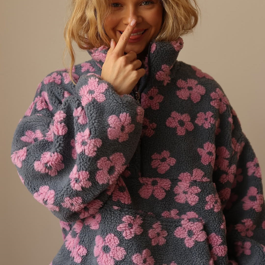 Alenia - Veste en Teddy-Fleece décontractée