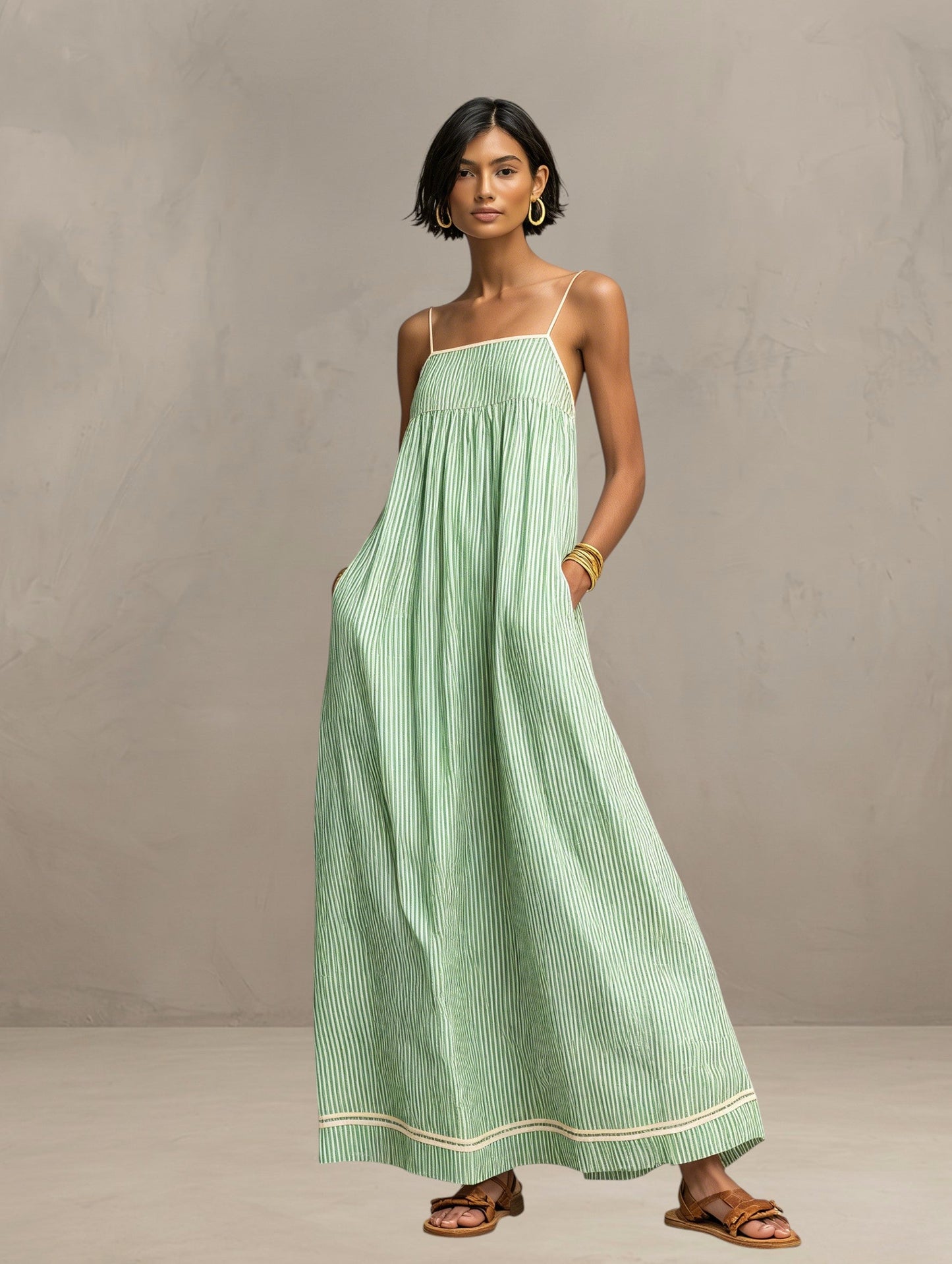 Lidia - Robe maxi d'été légère