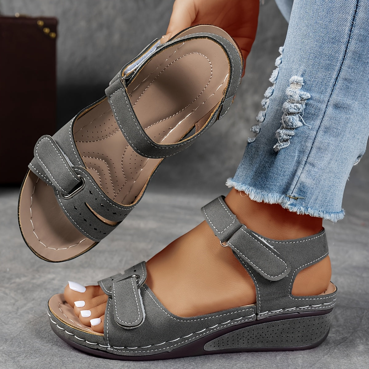 Arline - Sandales ergonomiques à brides