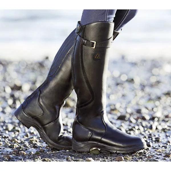 Lavinia - Bottes d'équitation en cuir vegan imperméables
