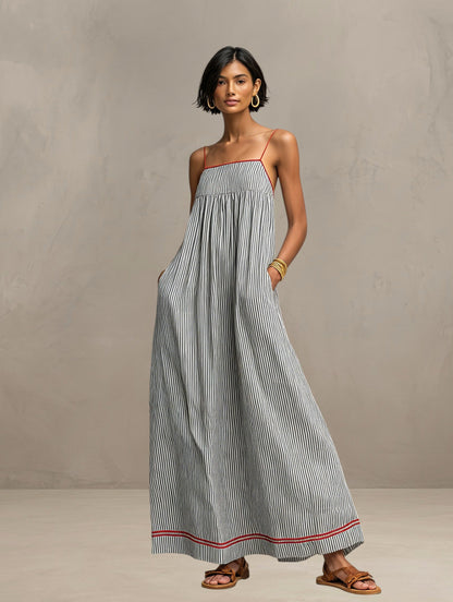 Lidia - Robe maxi d'été légère