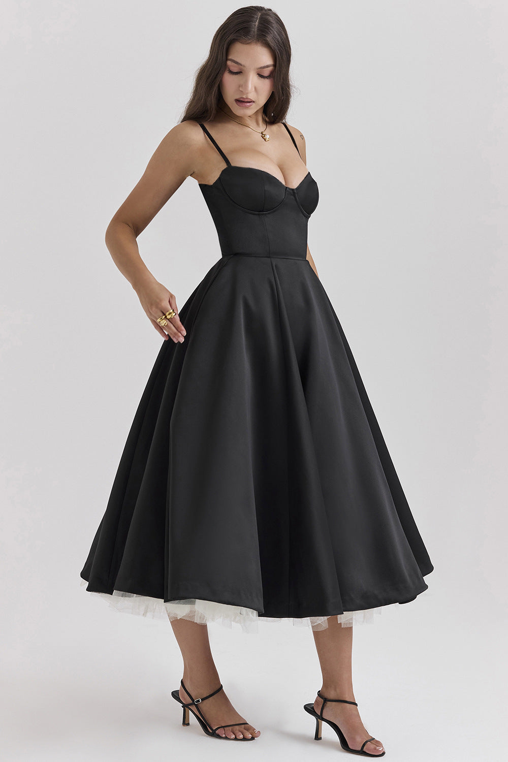 Alenya - Robe Midi Tulle Haute-Basse