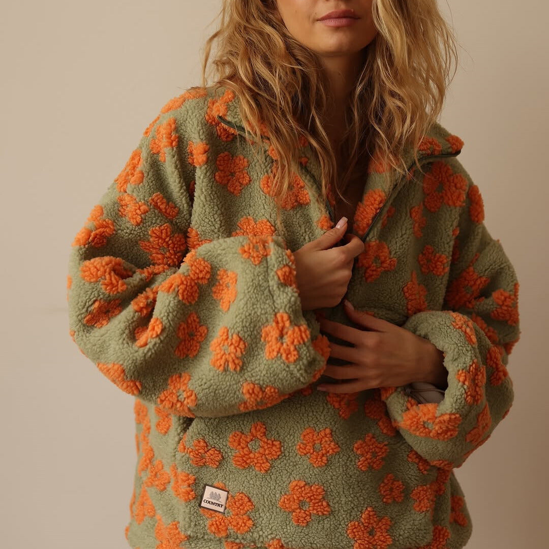 Alenia - Veste en Teddy-Fleece décontractée