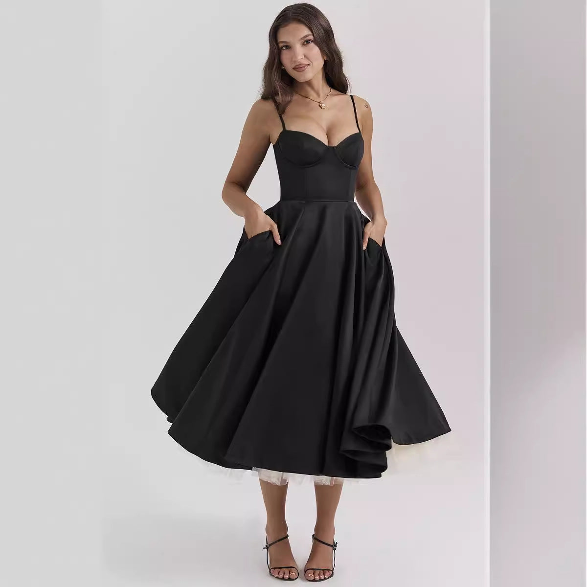 Alenya - Robe Midi Tulle Haute-Basse