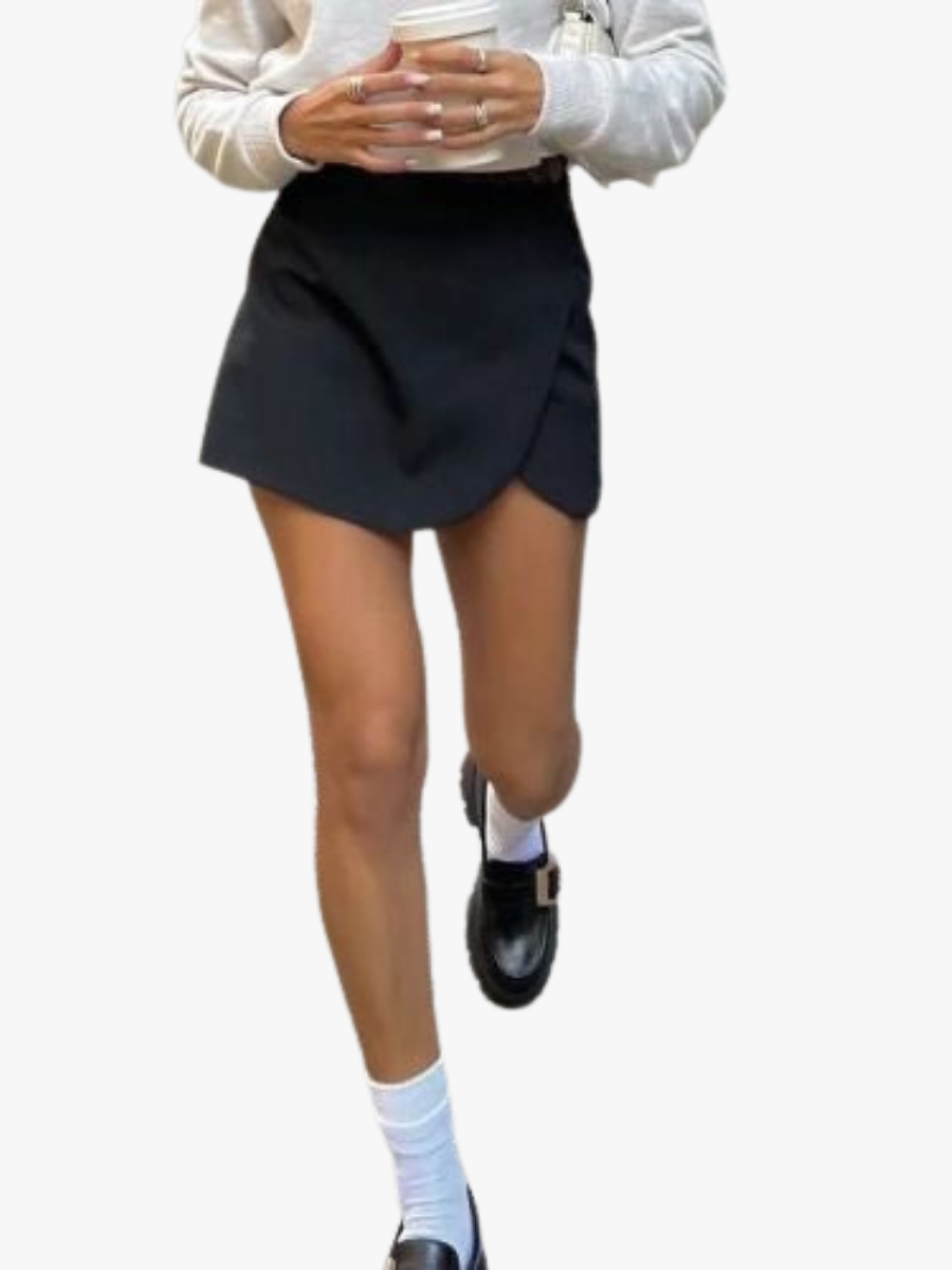 Merise - Jupe-culotte asymétrique