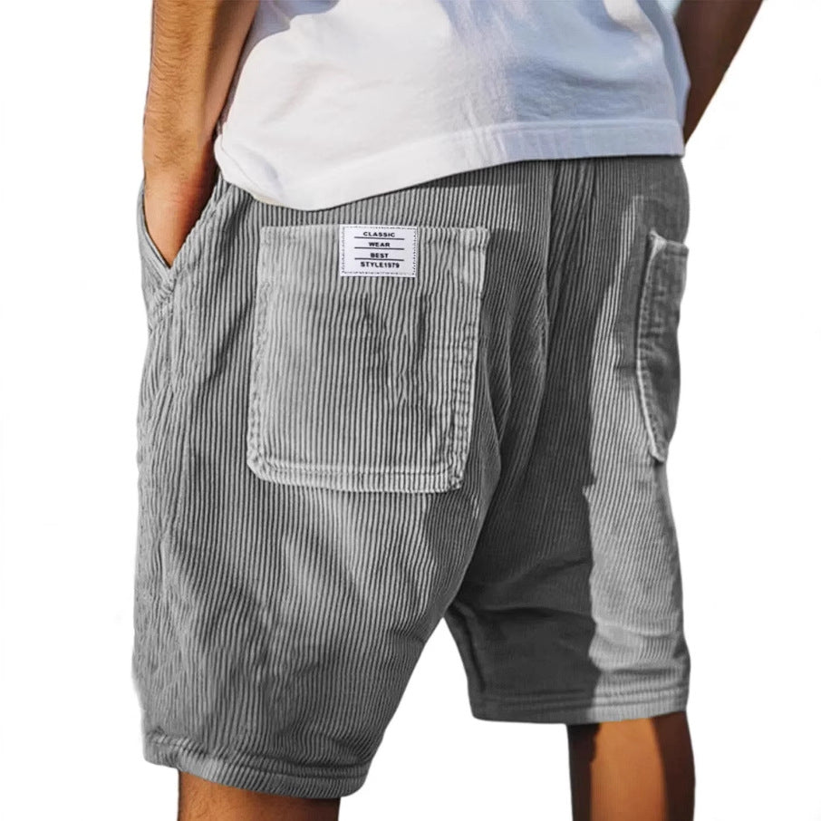 Torin - Shorts en velours côtelé coupe décontractée