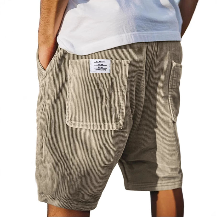 Torin - Shorts en velours côtelé coupe décontractée