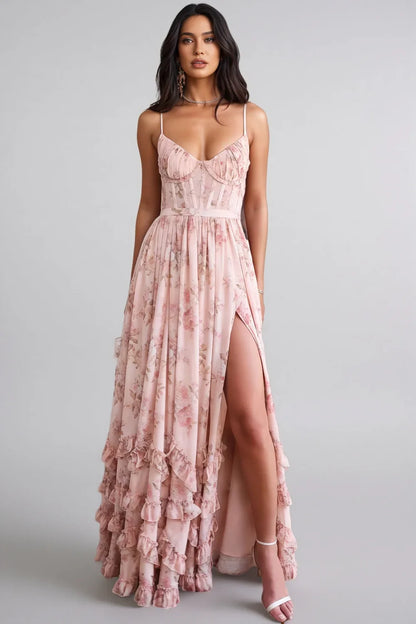Isabelle - Robe A-Ligne avec Fente