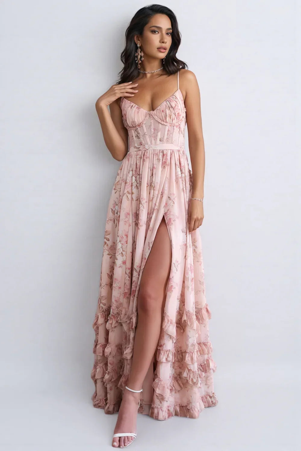 Isabelle - Robe A-Ligne avec Fente