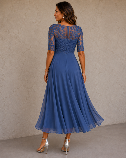 Annmarie - Robe de soirée avec dentelle et chiffon