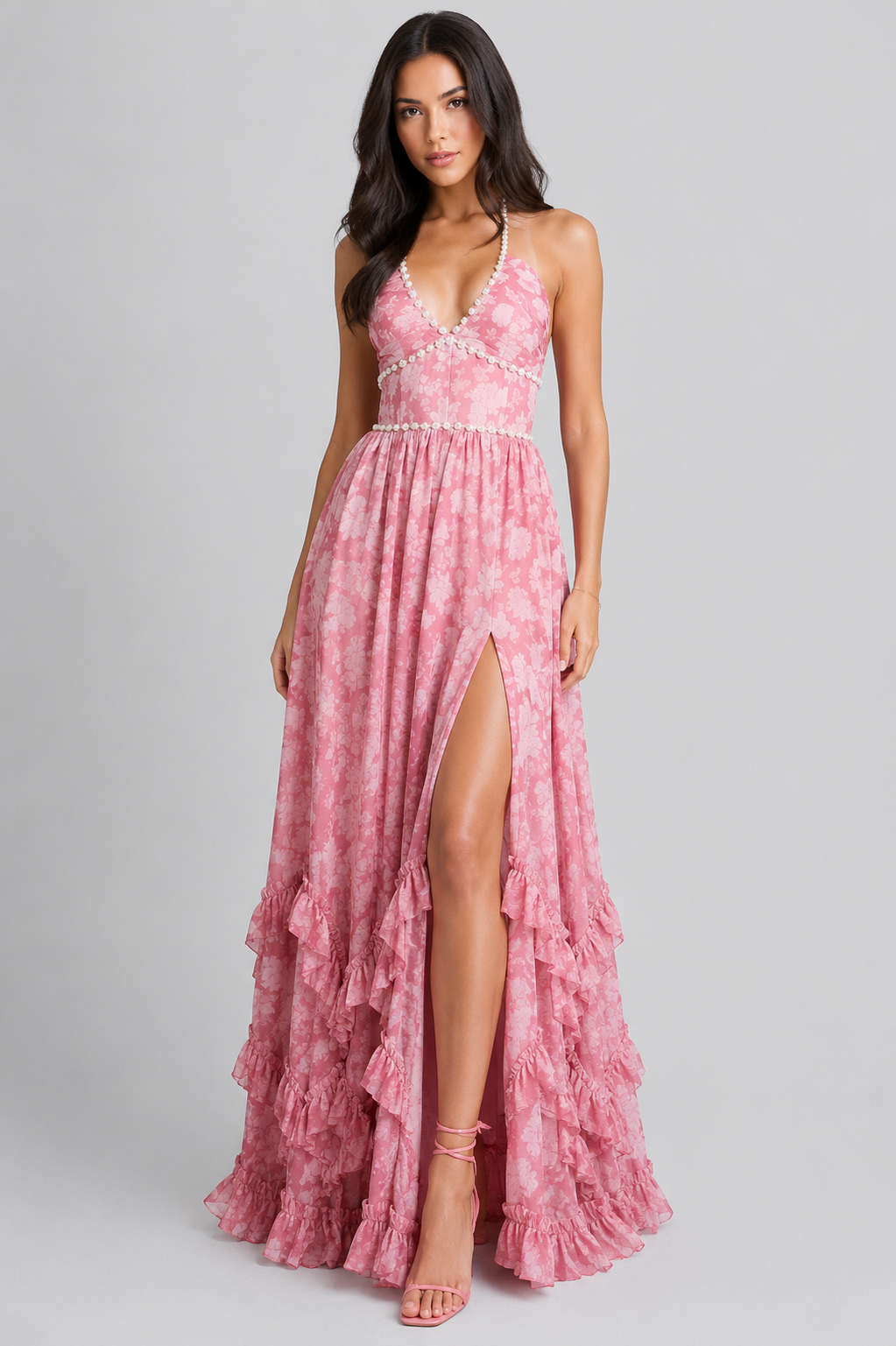 Valeska - Robe Maxi Vintage Florale