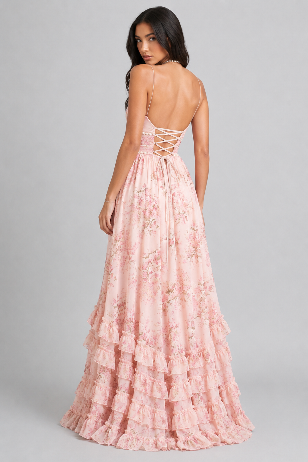 Valeska - Robe Maxi Vintage Florale