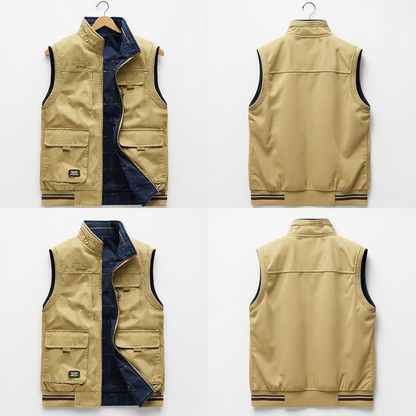 Norvik - Gilet multi-poches slim