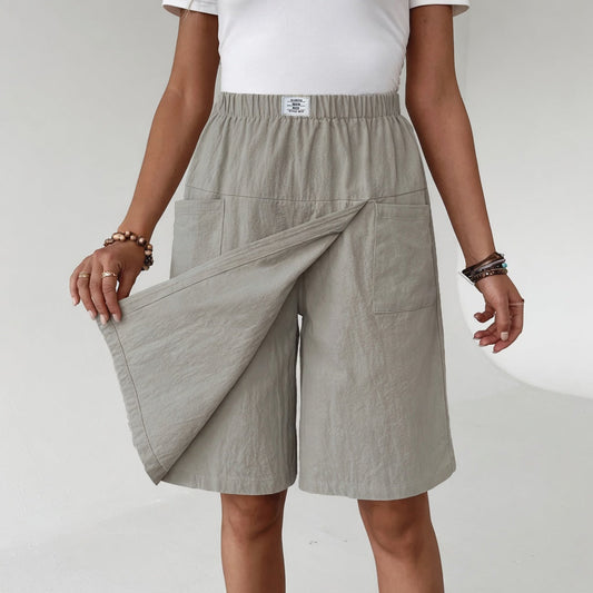 Fiora - Jupe-culotte à effet drapé