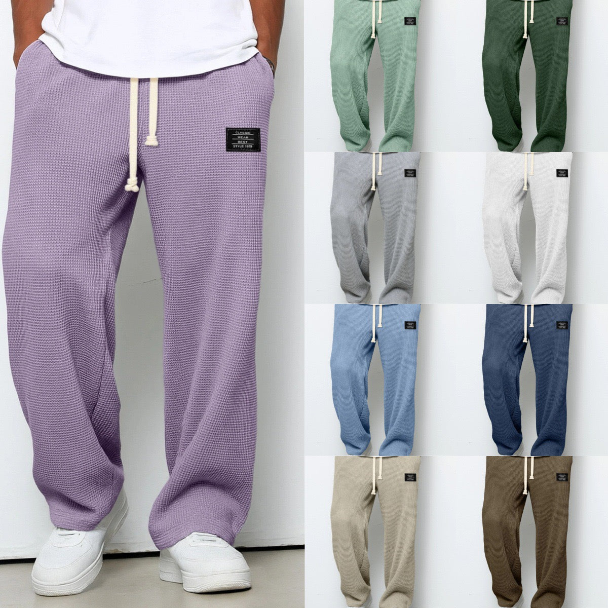 Halvard - Pantalon de loisirs pour hommes avec cordon de serrage