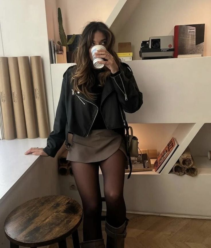 Merise - Jupe-culotte asymétrique