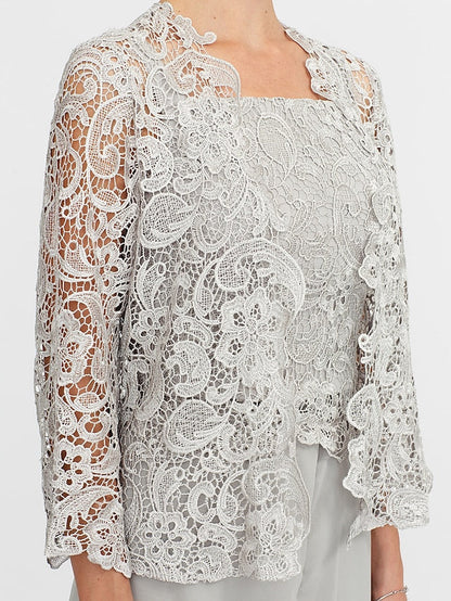 Aurette - Ensemble Pantalon en Chiffon