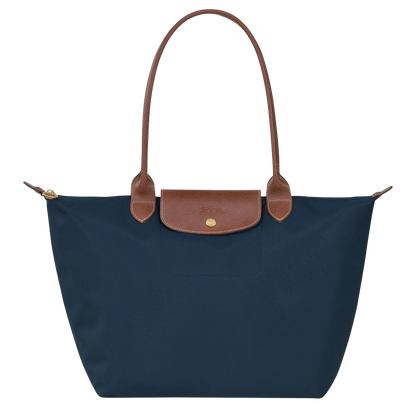 Christa - Grand sac en nylon avec garniture en cuir