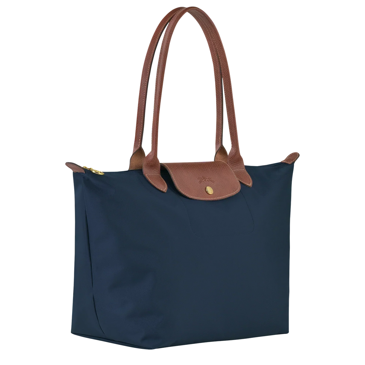 Christa - Grand sac en nylon avec garniture en cuir