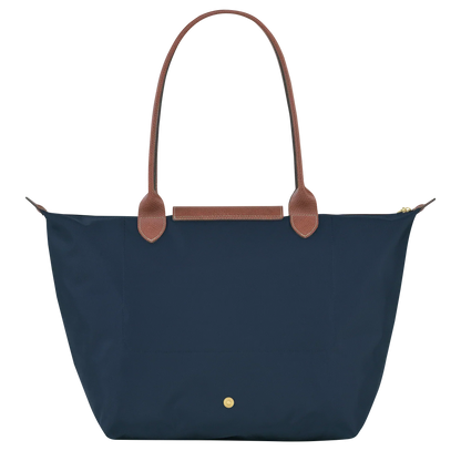 Christa - Grand sac en nylon avec garniture en cuir