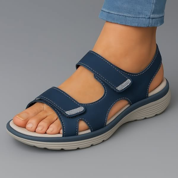 Corvella - Sandales à Velcro Rembourrées