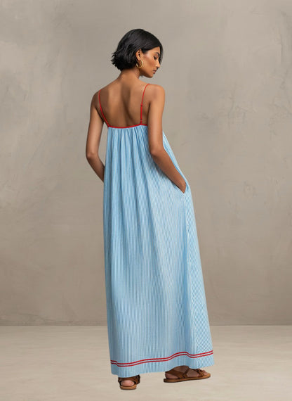 Lidia - Robe maxi d'été légère