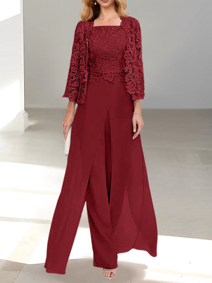 Aurette - Ensemble Pantalon en Chiffon