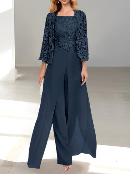 Aurette - Ensemble Pantalon en Chiffon
