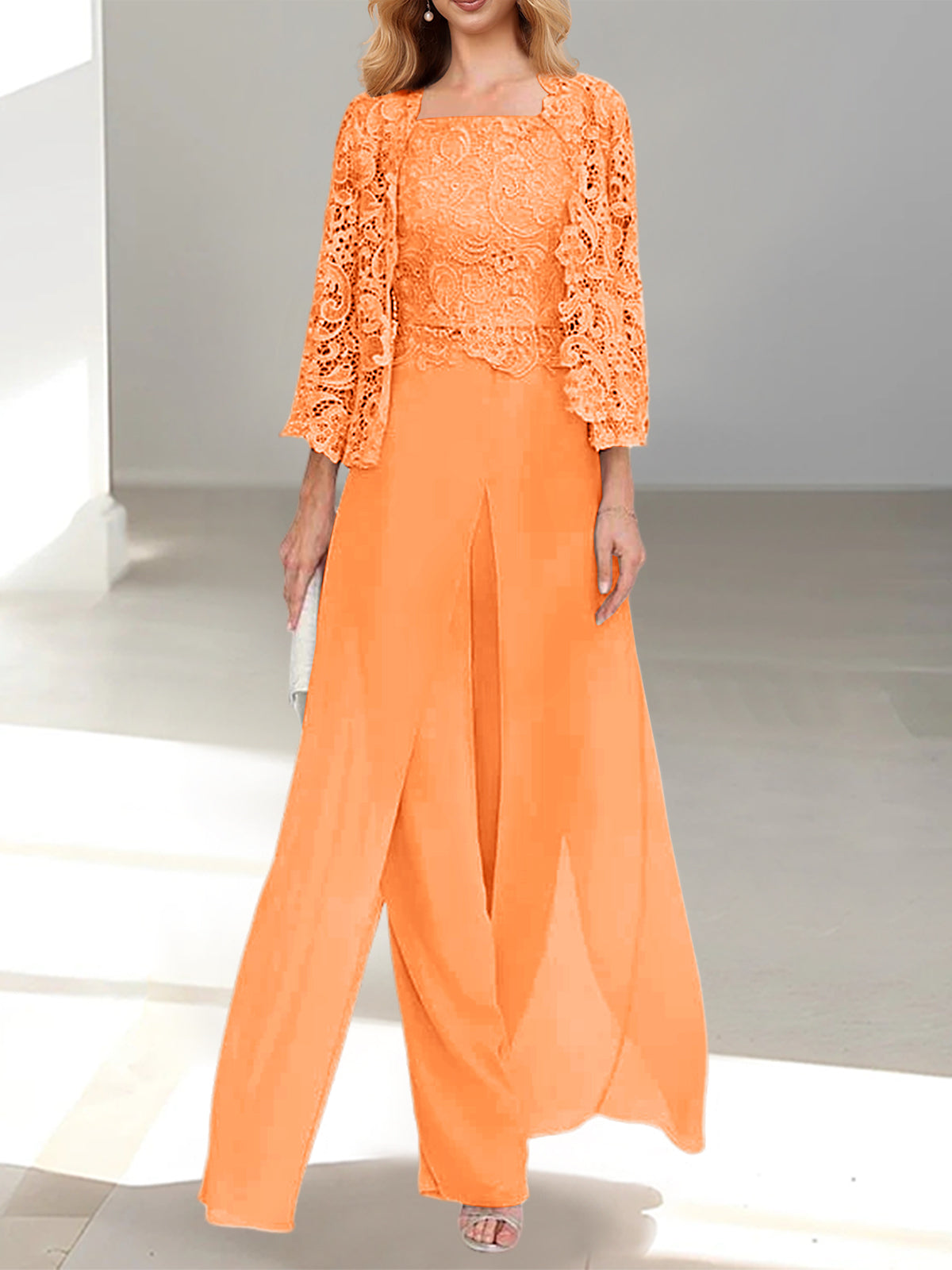 Aurette - Ensemble Pantalon en Chiffon