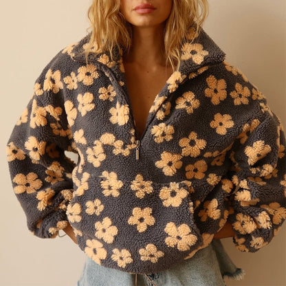 Alenia - Veste en Teddy-Fleece décontractée